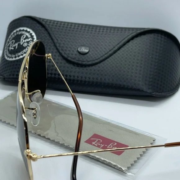 New Rayban Aviator Polarized 3025 Gold/Brown Polar asstd sizes - Picture 5 of 9